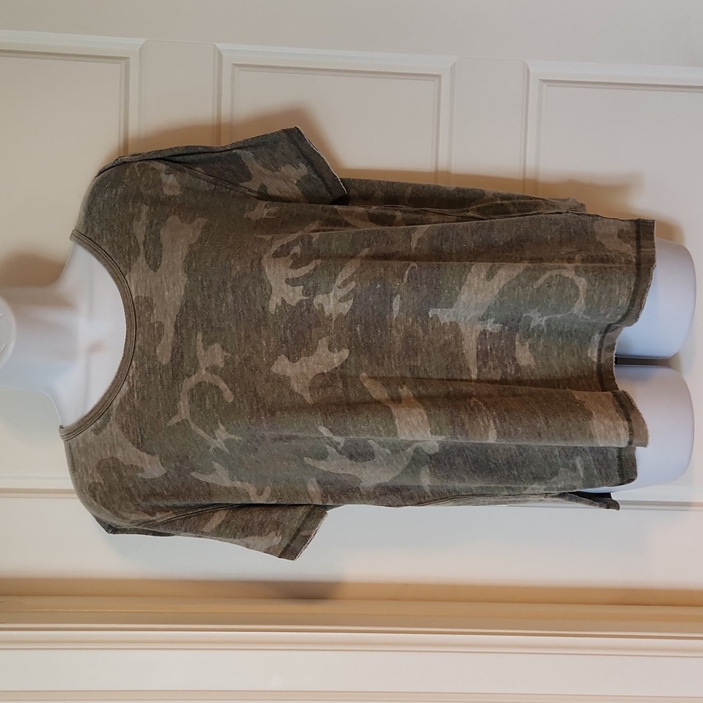 Free People Army Camo T-Shirt